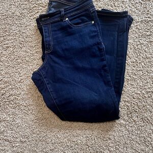 INC International Concepts Women's Dark Blue Skinny Jeans